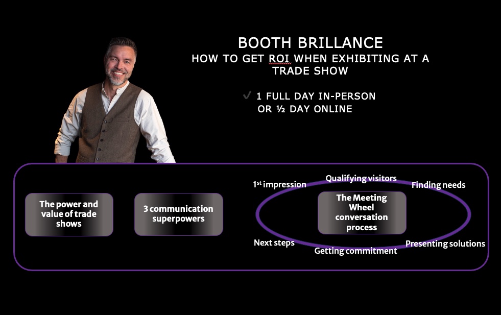 Booth brilliance training by Antoni Lacinai